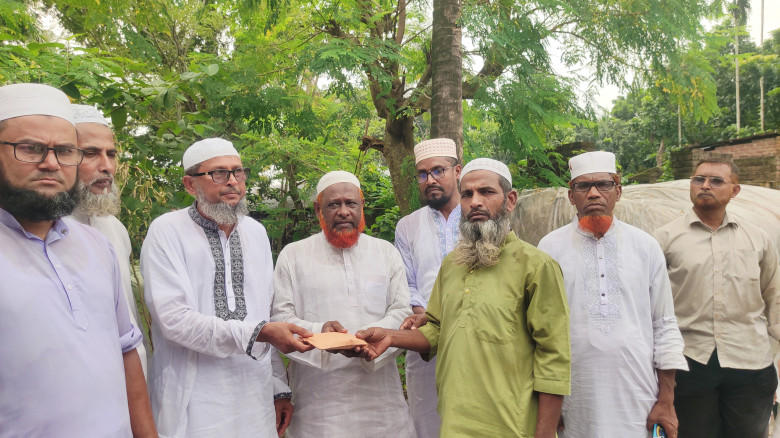 চৌগাছায় জুলাই শহীদ আল আমিনের পরিবারকে আরও ১ লাখ টাকা দিলো জামায়াত