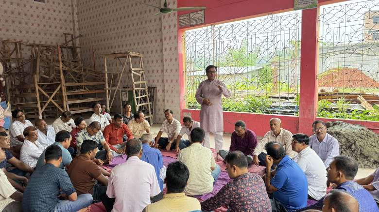 কেশবপুরে জাকজমকপূর্ণভাবে জন্মাষ্টমী উদযাপনের লক্ষ্যে প্রস্তুতি সভা