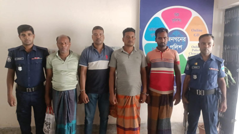 যশোরের শার্শা থানা পুলিশের অভিযানে সিআর সাজা পরোয়ানাভুক্ত আসামী আটক-৪