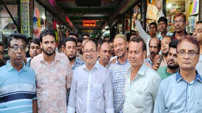 শার্শায় কেন্দ্রীয় বিএনপির সাবেক দপ্তর সম্পাদক তৃপ্তির গণসংযোগ