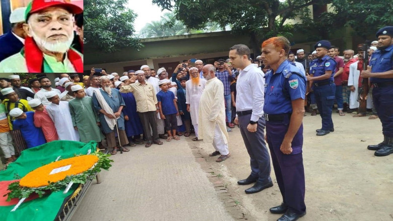 বেনাপোলে’ রাষ্ট্রীয় মর্যাদায় চিরনিদ্রায় শায়িত হলেন বীর মুক্তিযোদ্ধা