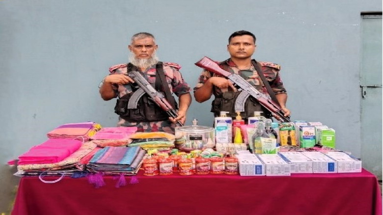 বেনাপোলে বিজিবির অভিযানে মাদকদ্রব্য ও চোরাচালান আটক