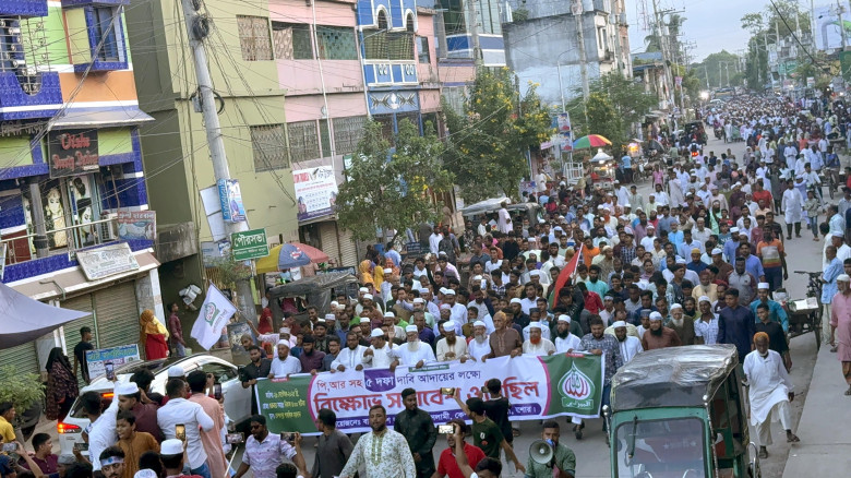 কেশবপুরে পিআরসহ ৫ দফা দাবিতে জামায়াতের বিশাল মিছিল-সমাবেশ
