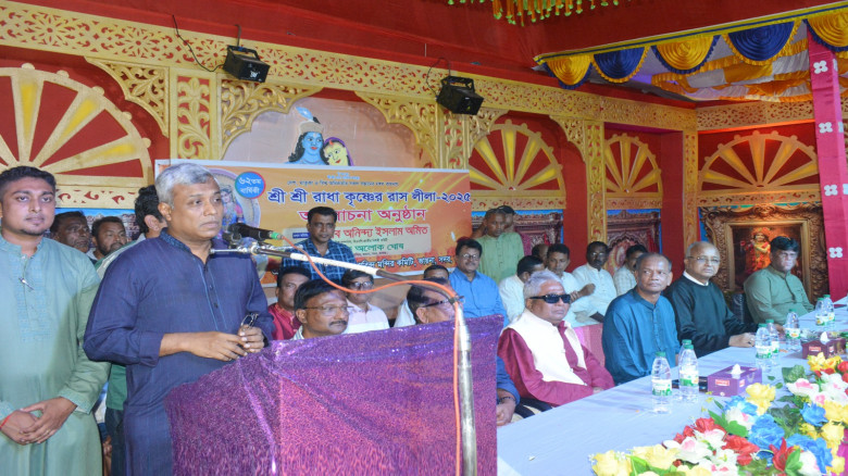 যশোরে শ্রী শ্রী রাধাকৃষ্ণের রাসলীলা উদযাপন