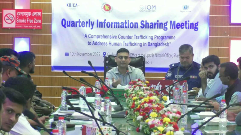 মানবাধিকার সংস্থ্যা রাইটস যশোর এর ত্রৈমাসিক তথ্য শেয়ারিং সভা