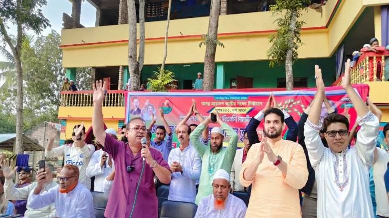 গোগা ইউনিয়নে ধানের শীষের পক্ষে উঠান বৈঠক