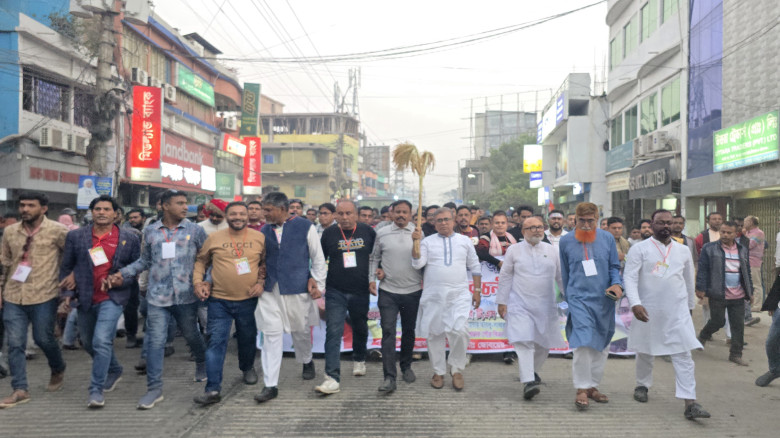 অভয়নগর টিএস আইয়ুবের নির্বাচনী জনসভা ও প্রচার মিছিল