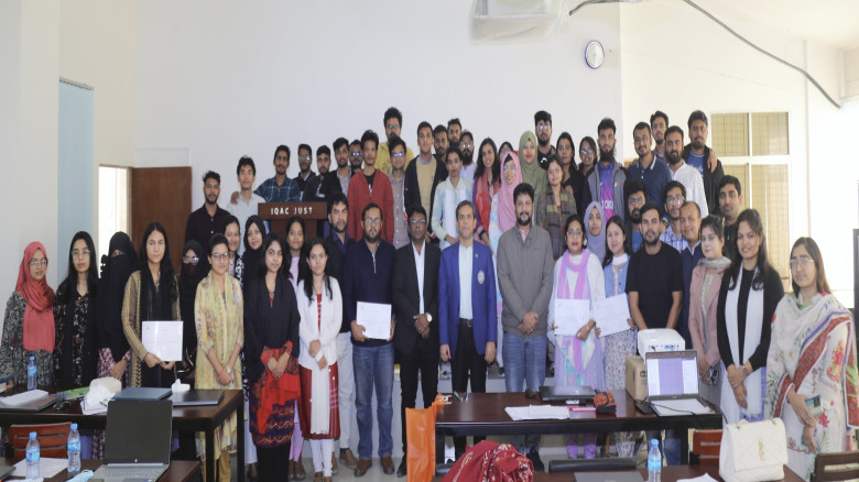 যশোর বিজ্ঞান ও প্রযুক্তি বিশ্ববিদ্যালয়ে চার দিনব্যাপী হাতে-কলমে প্রশিক্ষণ কর্মশালা শেষ