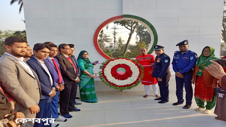 কেশবপুরে যথাযোগ্য মর্যাদায় মহান বিজয় দিবস উদযাপন
