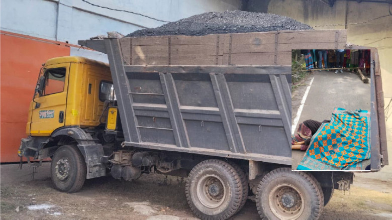 অভয়নগরে ট্রাকের চাকায় পিষ্ট হয়ে কৃষকের মৃত্যু, চালকসহ ট্রাক আটক