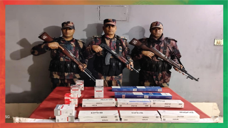 বেনাপোলে বিজিবির অভিযানে তিন লক্ষাধিক টাকার কসমেটিক্স সামগ্রী আটক