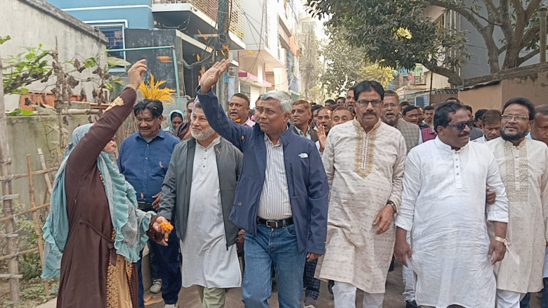 অনিন্দ্য ইসলাম অমিতের ধানের শীষের গণজোয়ারের ঢেউ