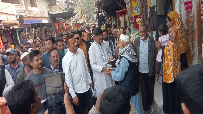 কেশবপুরে ধানের শীষের প্রার্থীকে বিজয়ী করতে প্রচারণ...