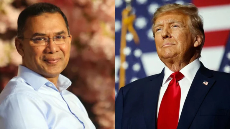 "প্রধানমন্ত্রী তারেক রহমানকে অভিনন্দন জানালেন ডোনাল্ড ট্রাম্প"