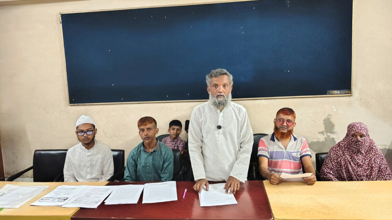 যশোরে ব্যবসায়ীকে উচ্ছেদচেষ্টা ও প্রাণনাশের হুমকির অভিযোগে সংবাদ সম্মেলন