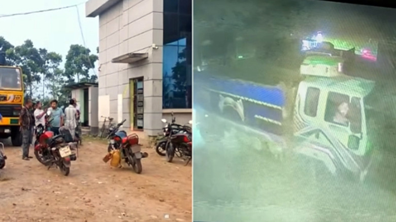 তেল না পেয়ে বাকবিতণ্ডার জেরে পাম্প ম্যানেজারকে ট্রাকচাপায় হত্যার অভিযোগ