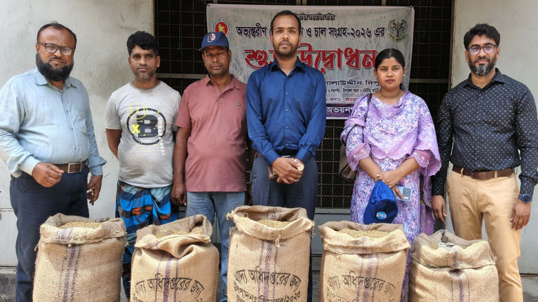অভয়নগরে অভ্যন্তরীণ বোরো ধান ও চাল সংগ্রহের উদ্বোধন