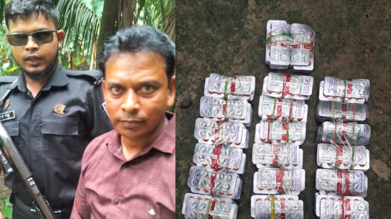 যশোরে বাসে তল্লাশি করে ২ হাজার পিস ট্যাপেন্টাডলসহ যুবক আটক