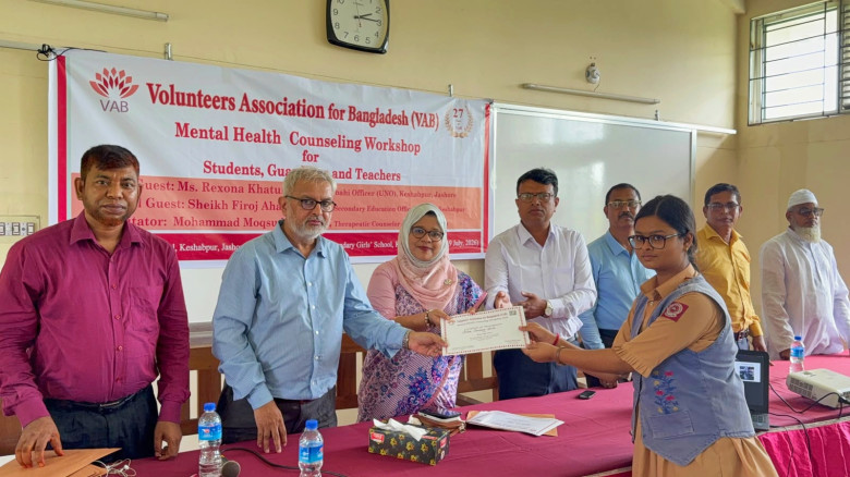 কেশবপুরে দুই দিনব্যাপী মানসিক স্বাস্থ্যবিষয়ক কর্মশালা অনুষ্ঠিত