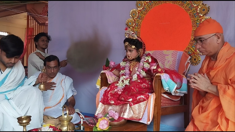 যশোরে বর্ণাঢ্য আয়োজনে কুমারী ও সন্ধিপূজা সম্পন্ন
